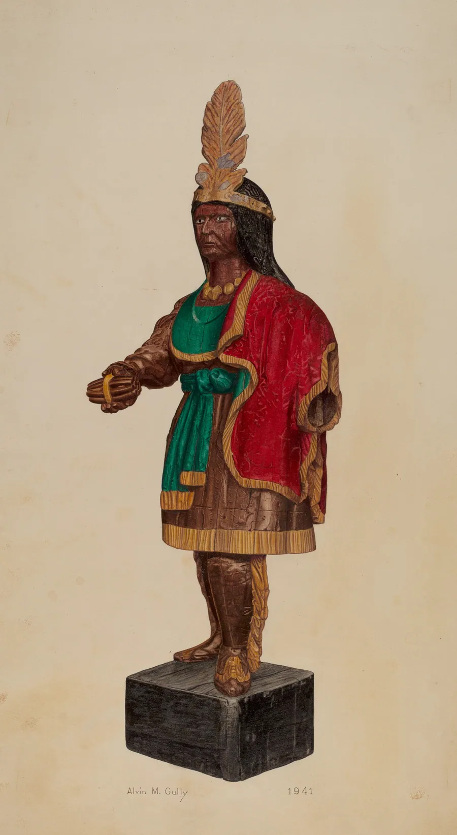 Cigar Store Indian by Alvin M. Gully