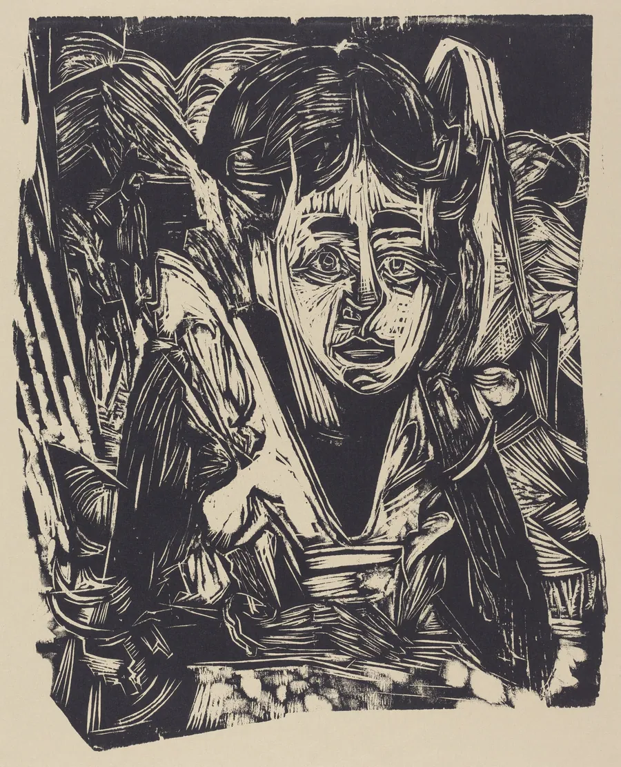 Girl Dreaming by Ernst Ludwig Kirchner