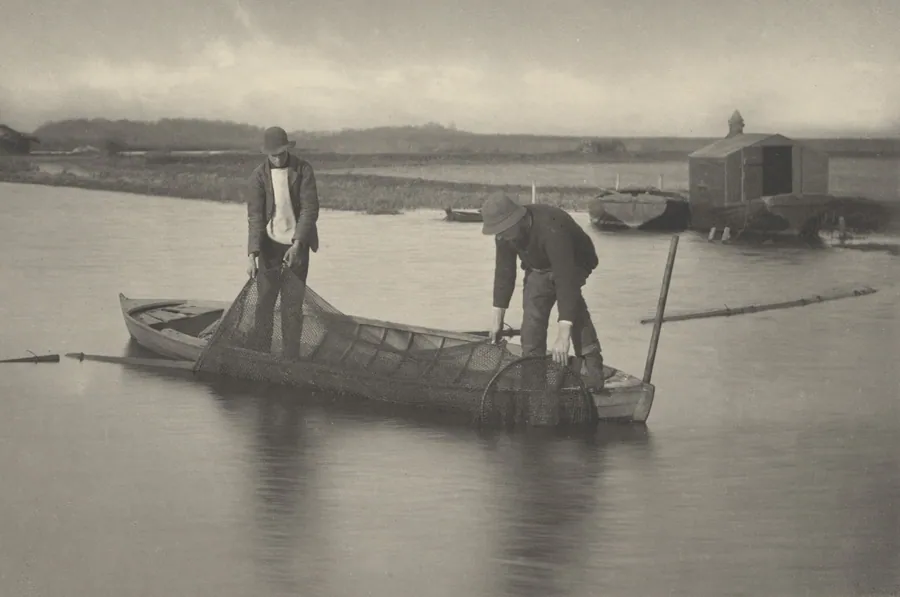 Taking Up the Eel-Net by T.F. Goodall