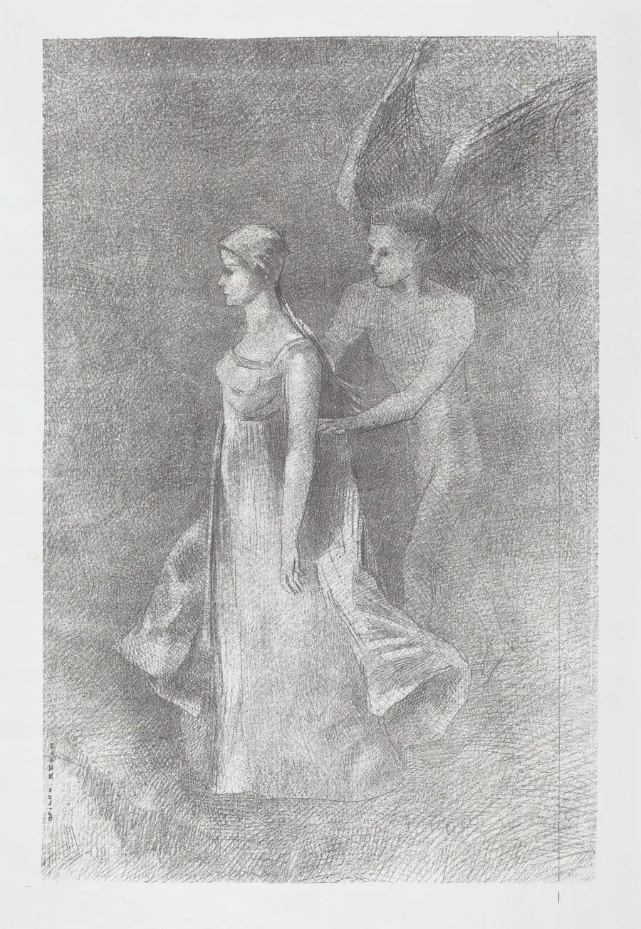 The Haunting (Hantise) by Odilon Redon