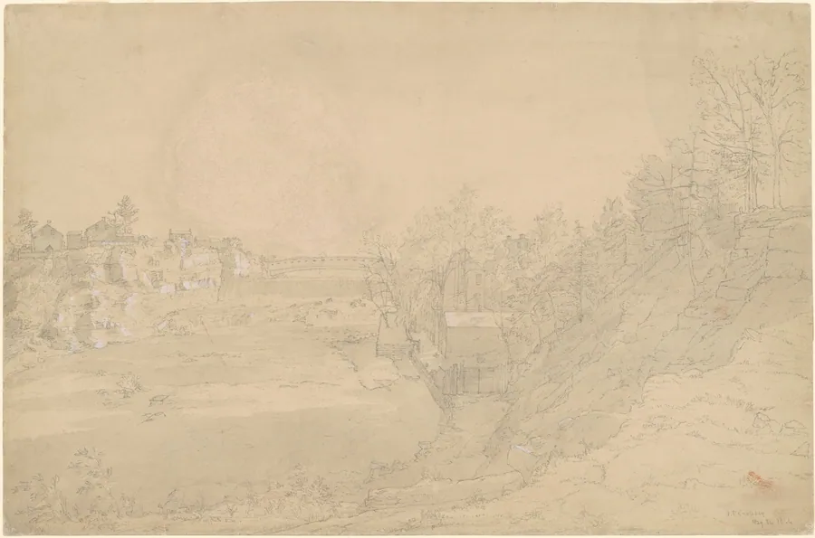 James McCullough's Leadmill by Jasper Francis Cropsey