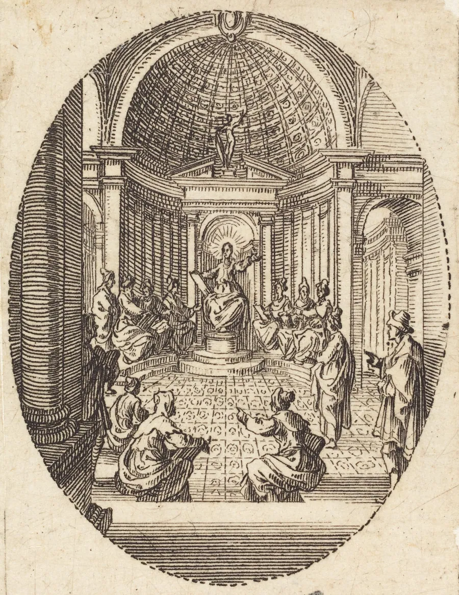 Christ among the Doctors by Jacques Callot