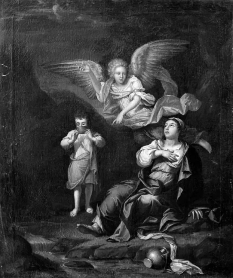 Hagar i ørkenen by Ubekendt