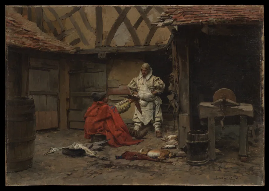 Choosing the Dinner by Alexandre-Louis Leloir