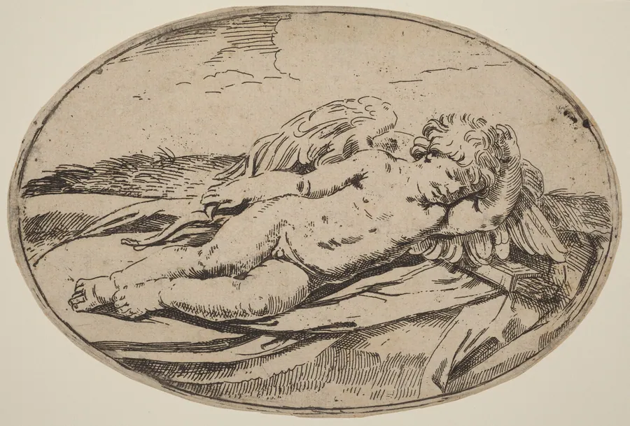 Sleeping Cupid by Lorenzo Loli