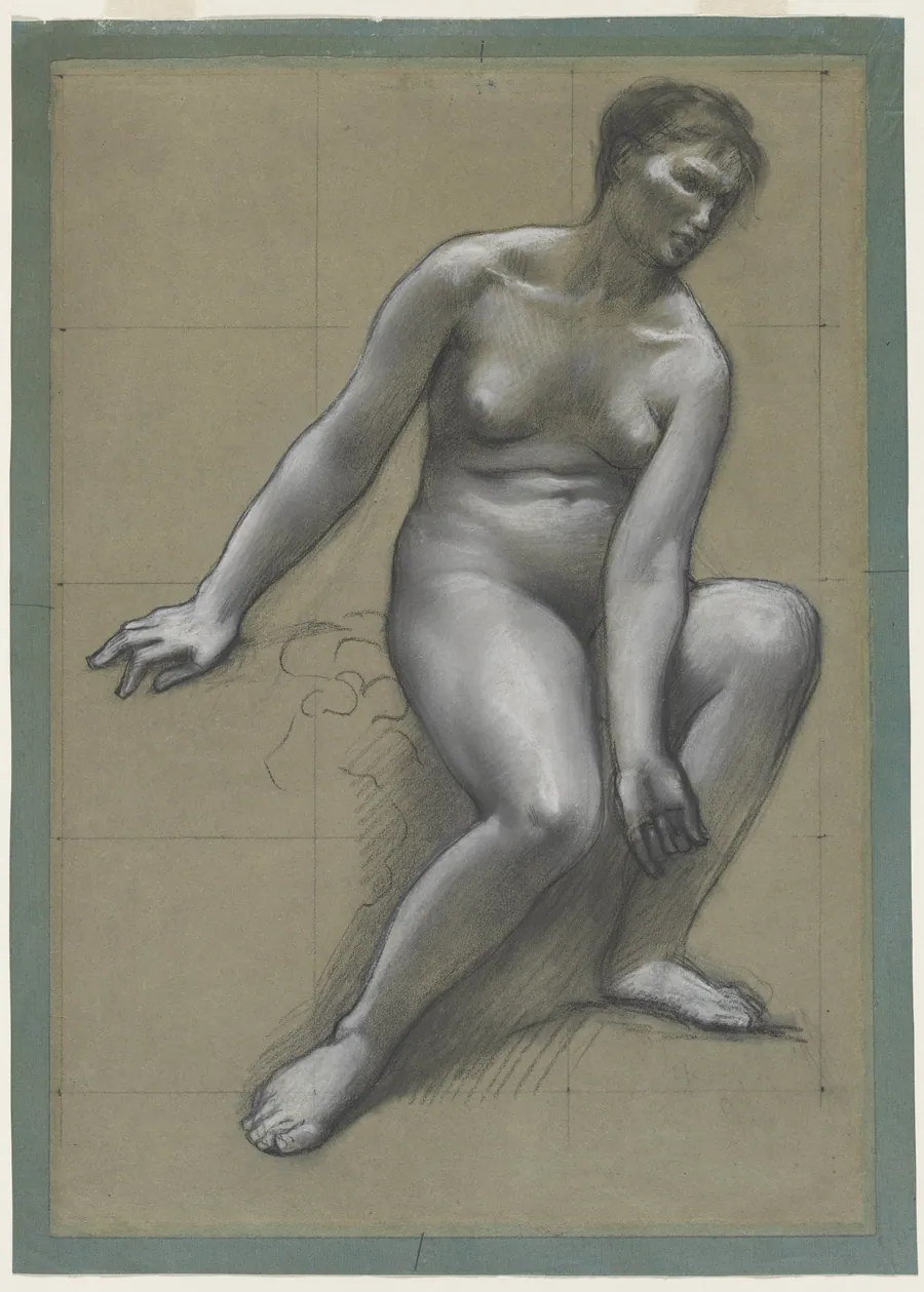 Study for the Mother in The Fisherman's Family by Pierre Puvis de Chavannes