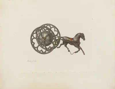 Toy Bell Cart