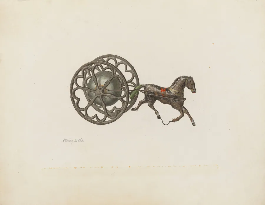 Toy Bell Cart by Stanley Chin