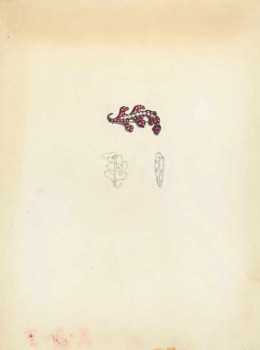 Brooch by Isidore Steinberg