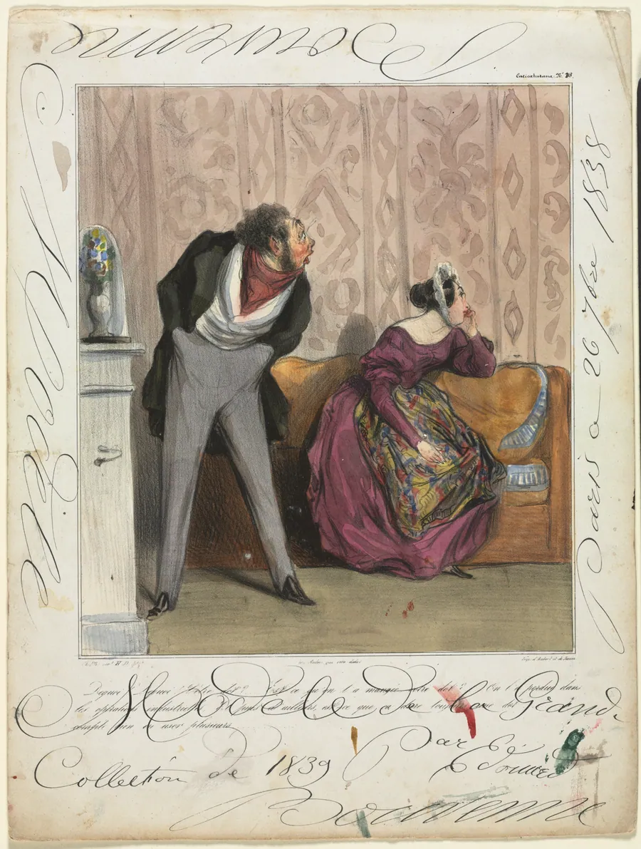 From What! From What! Your Dowry?... by Honoré Daumier