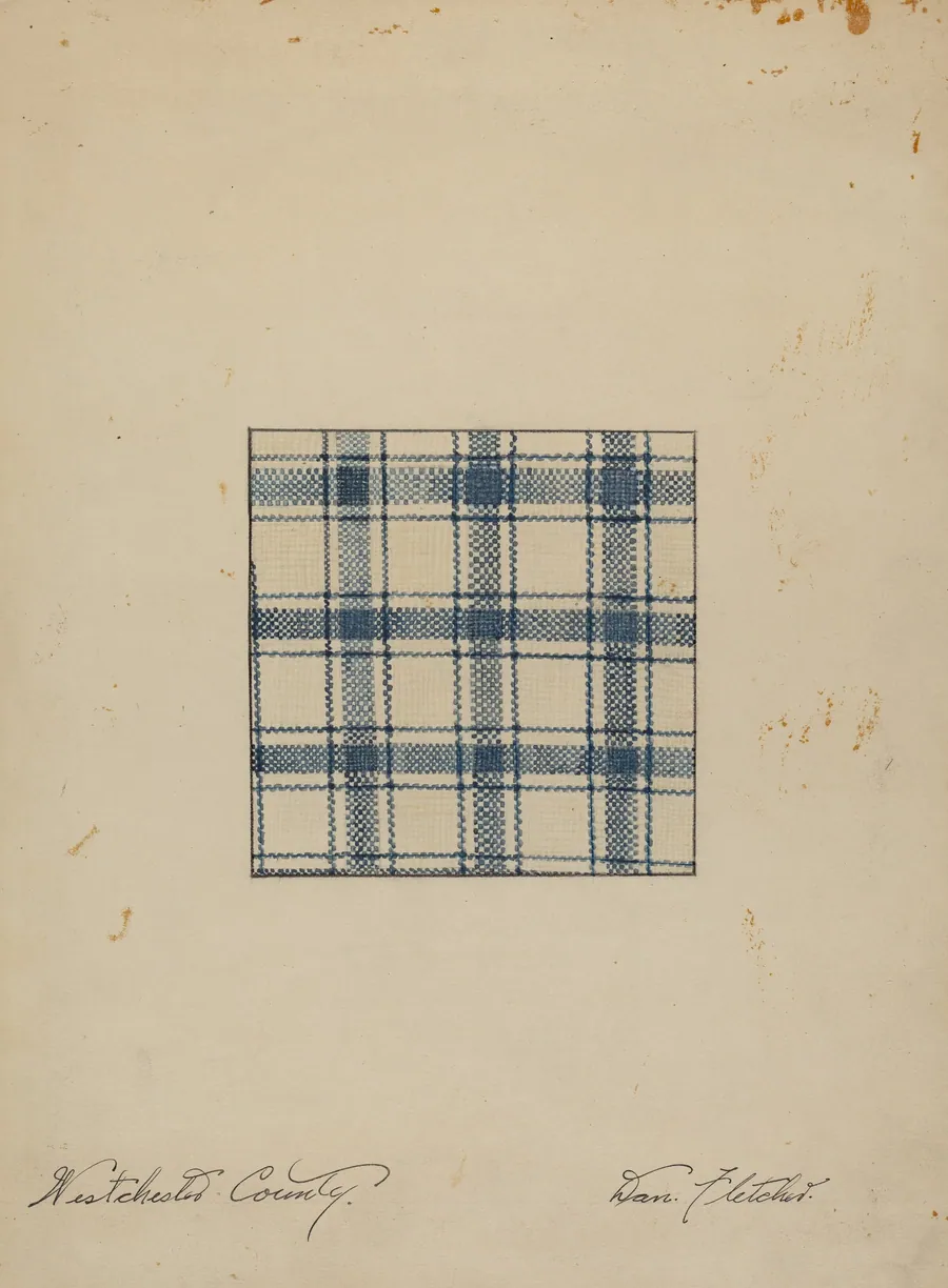 Piece of Handwoven Linen by Daniel Fletcher