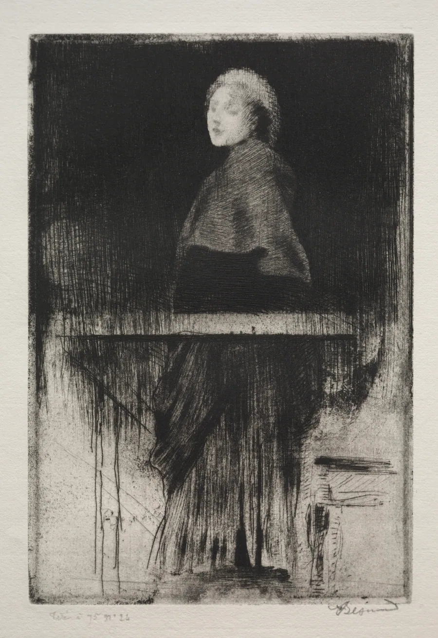 Woman with a cape by Albert Besnard