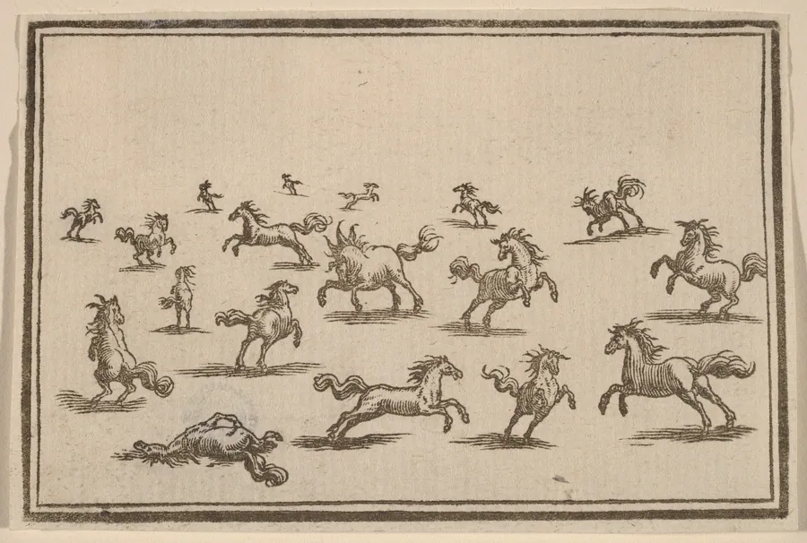 Horses Running by Edouard Eckman