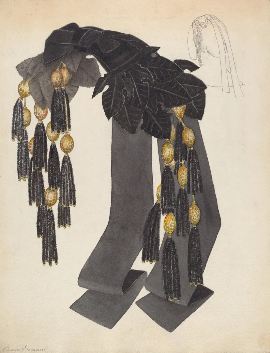 Headdress by Bessie Forman