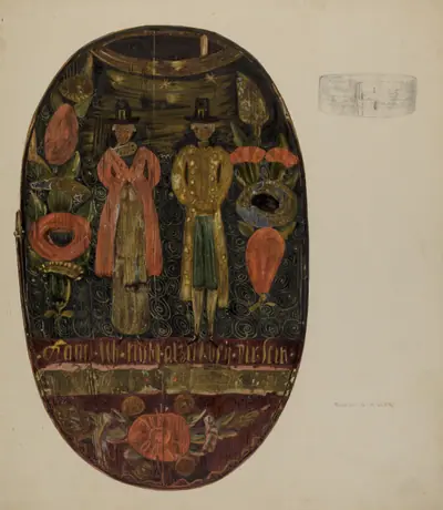 Pa. German Hat Box