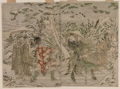Winter Scene from the Romance of the Three Kingdoms
