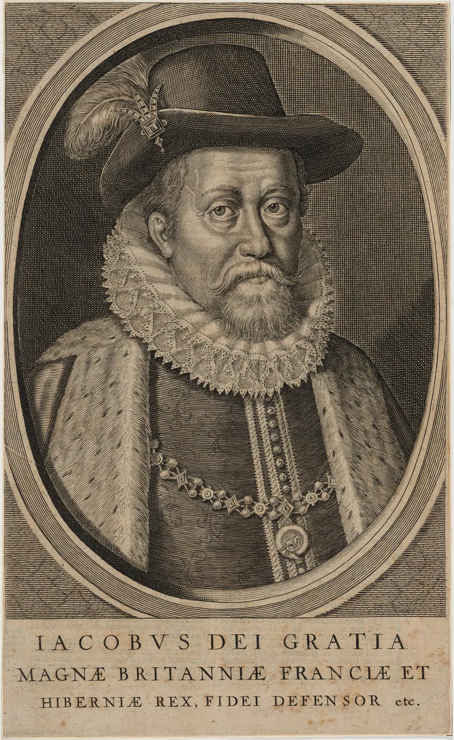 James I of England by Unknown 19th Century