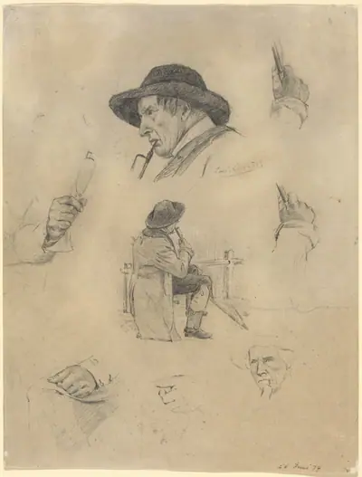 Sheet of Sketches