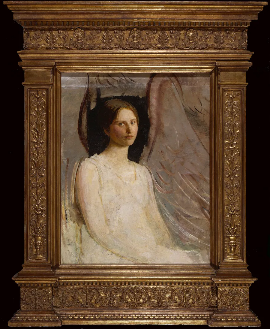 Study for Seated Angel by Abbott Thayer, American, b. Boston, Massachusetts, 1849–1921