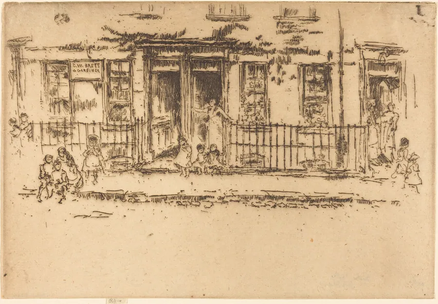 Justice Walk - Chelsea by James McNeill Whistler