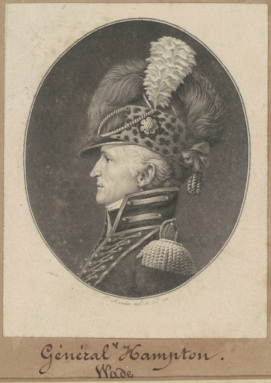 Wade Hampton by Charles B. J. Févret de Saint-Mémin