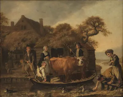 Ved en hollandsk bondegård