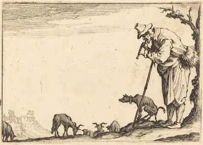 Shepherd Playing Flute