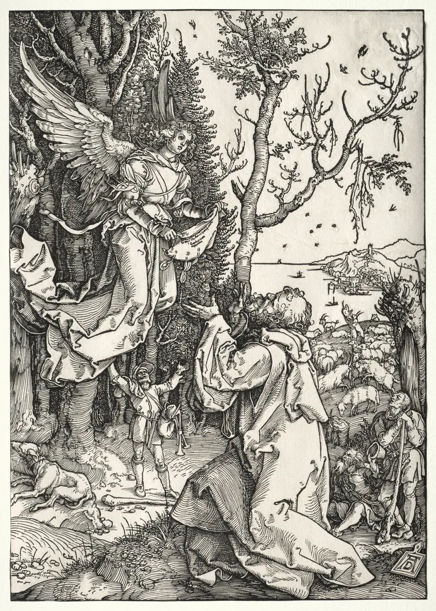 Joachim and the Angel by Albrecht Dürer