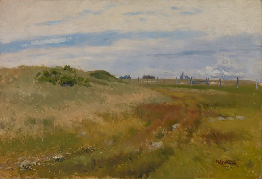 Cape Cod, Provincetown, Massachusetts by Herman Hartwich, born New York City 1853-died Munich, Germany 1926