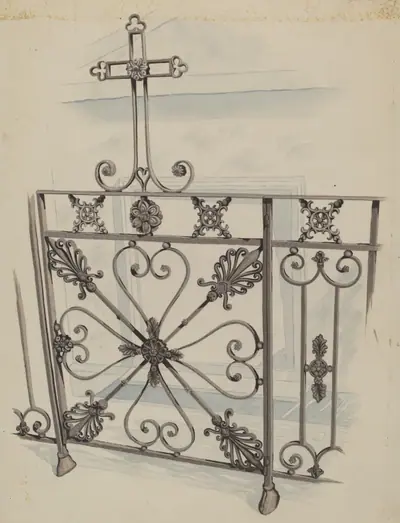 Iron Gate and Fence