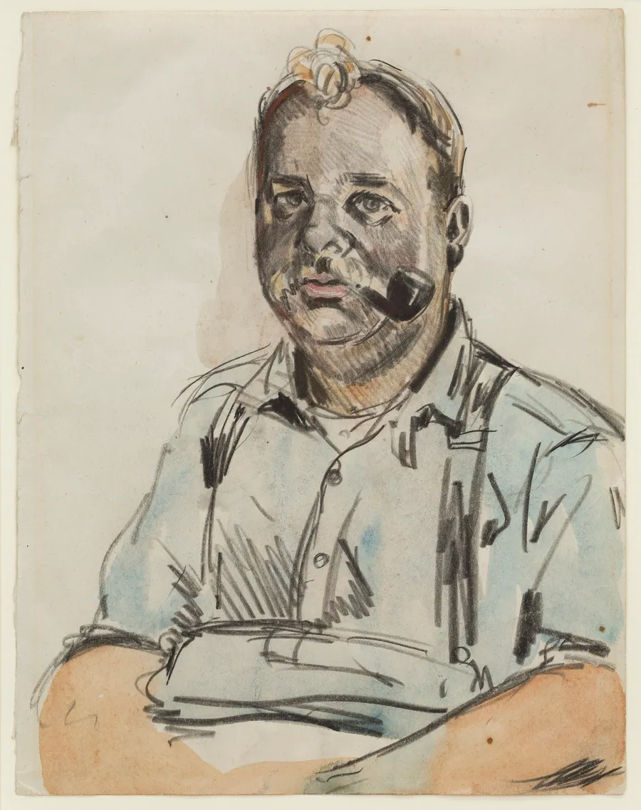 Self-Portrait by George Luks, American, b. Williamsport, Pennsylvania, 1866–1933