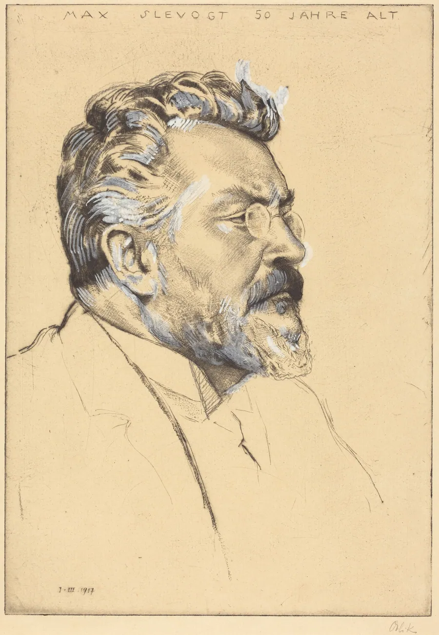 Max Slevogt by Emil Orlik
