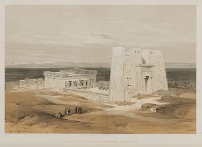 Egypt and Nubia, Volume I: Temple at Edfou, Ancient Apollinopolis, Upper Egypt