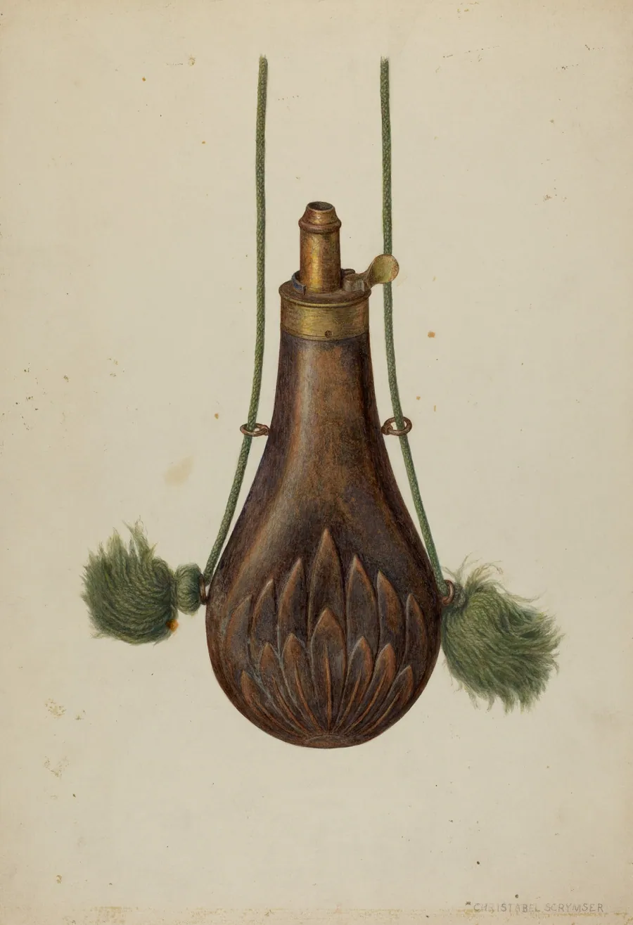 Gunpowder Flask by Christabel Scrymser