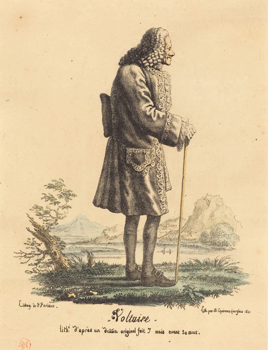 Voltaire by Louise Marguerite Espérance Langlois