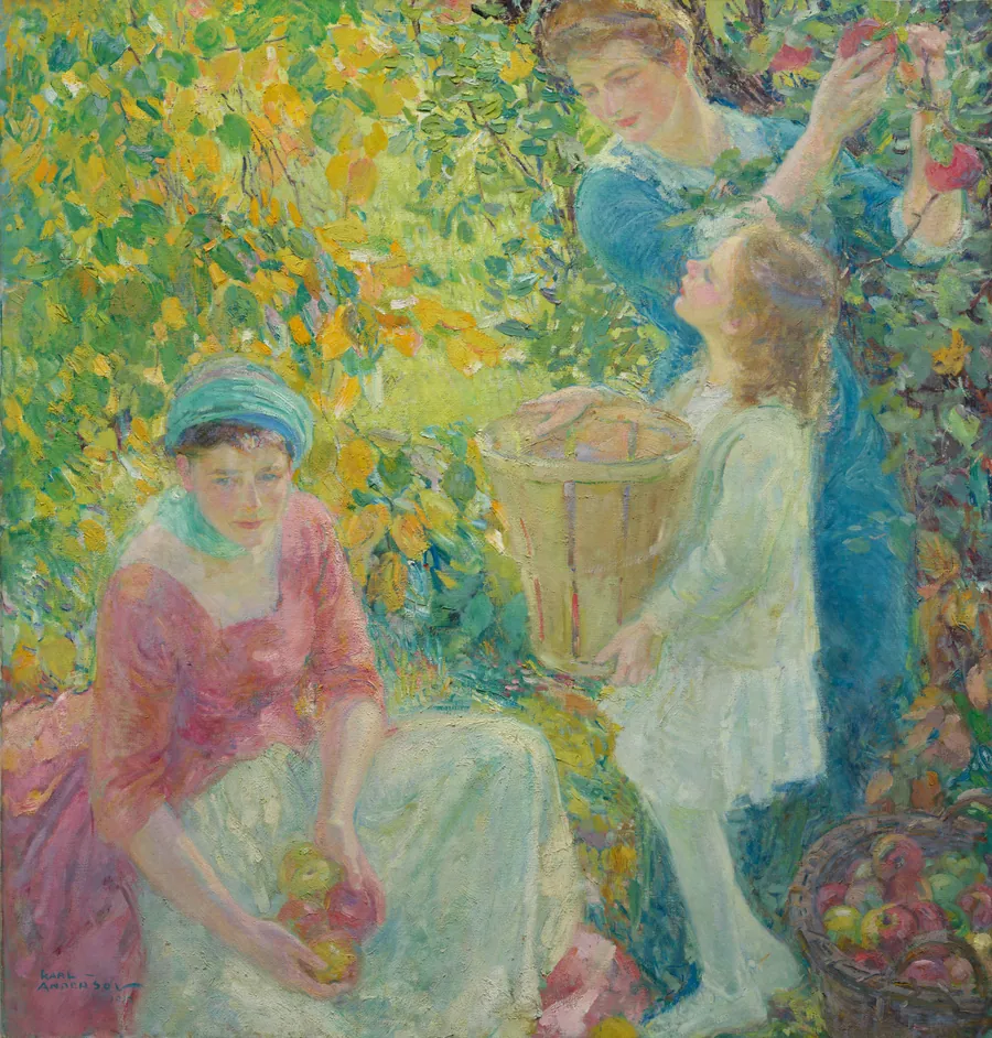 The Apple Gatherers by Karl Anderson