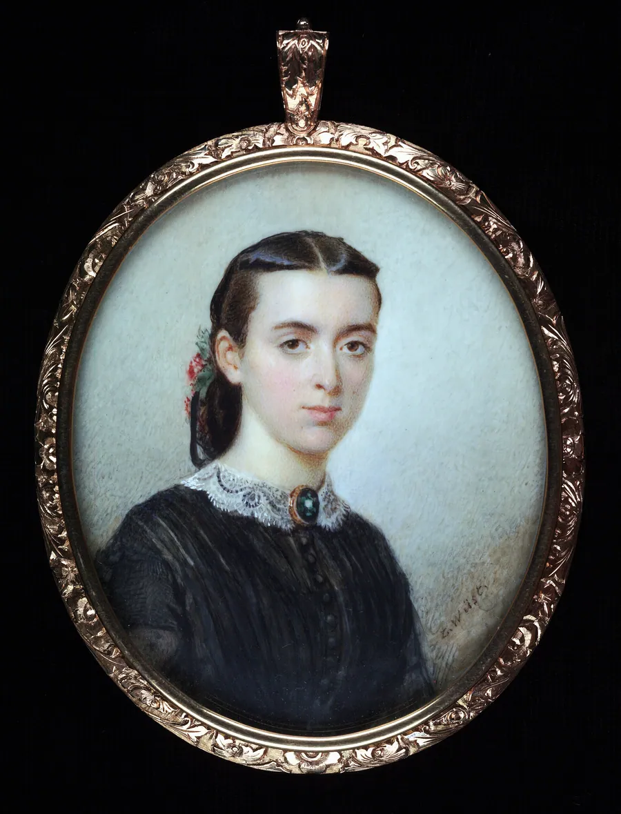 Mary Livingston Colin Crounse by Christoffel Wüst, born France 1801-died after 1859