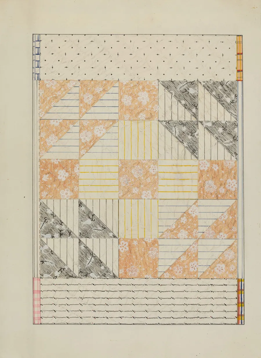 Patchwork Quilt by Margaret Linsley