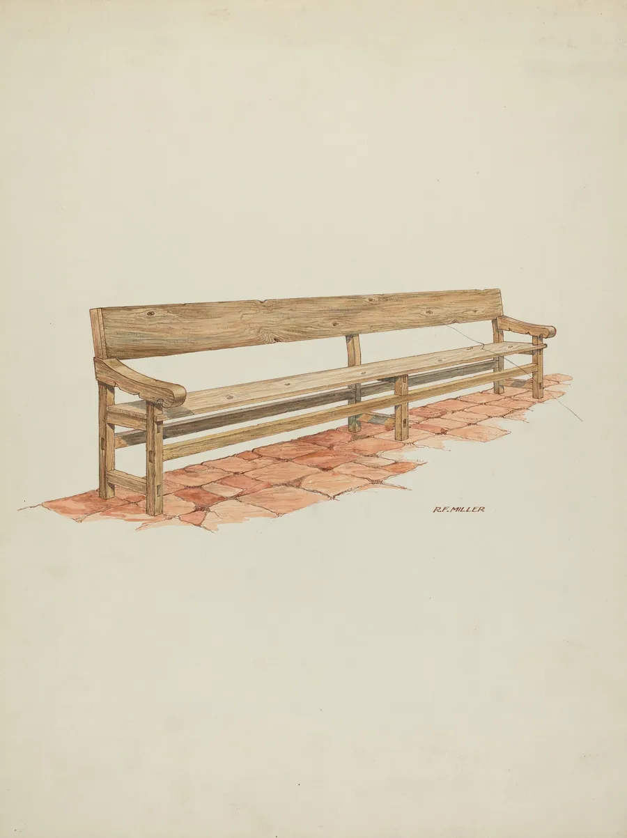 Mission Bench by Randolph F. Miller