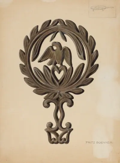 Flat Iron Holder