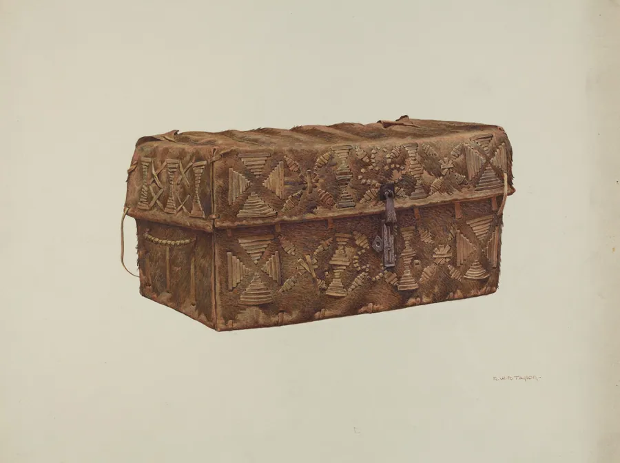 Cowhide Trunk by Robert W.R. Taylor