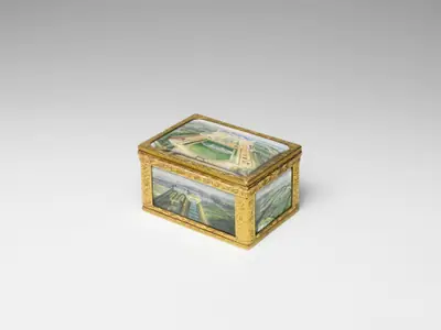 Snuffbox with views at the château of Chanteloup