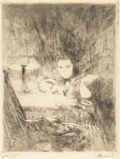 By the Lamp (Sous la Lampe)