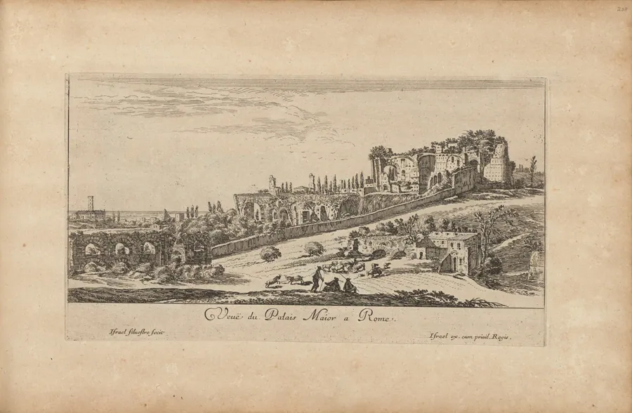 Veuë du Palais Maior a Rome by Israël Silvestre
