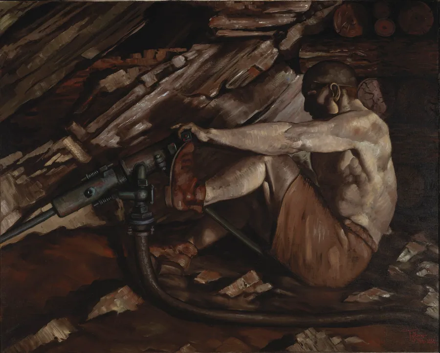 Gold Is Where You Find It by Tyrone Comfort, born Port Huron, MI 1909-died Los Angeles, CA 1939