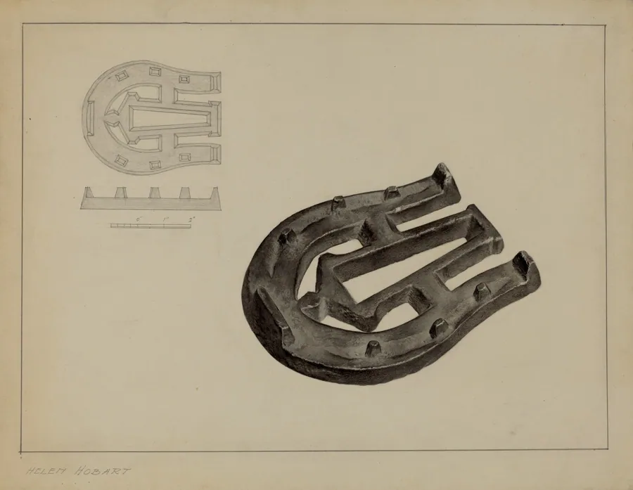Flat Iron Holder by Helen Hobart