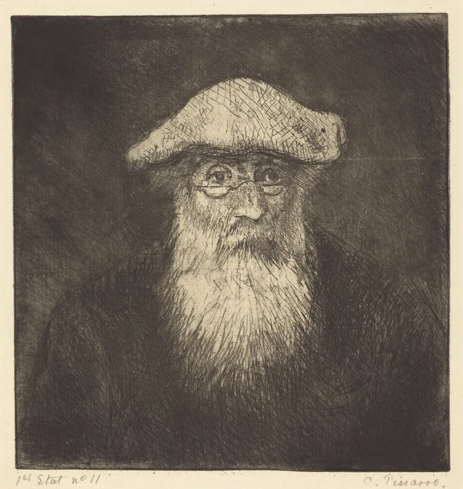 Self-Portrait (Camille Pissarro, par lui-meme) by Camille Pissarro
