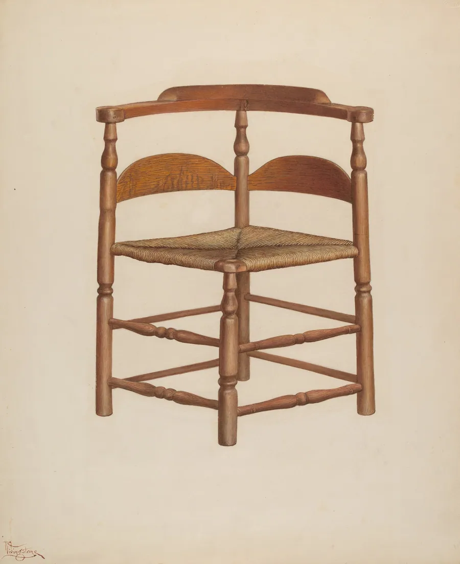 Corner Chair by Rolland Livingstone