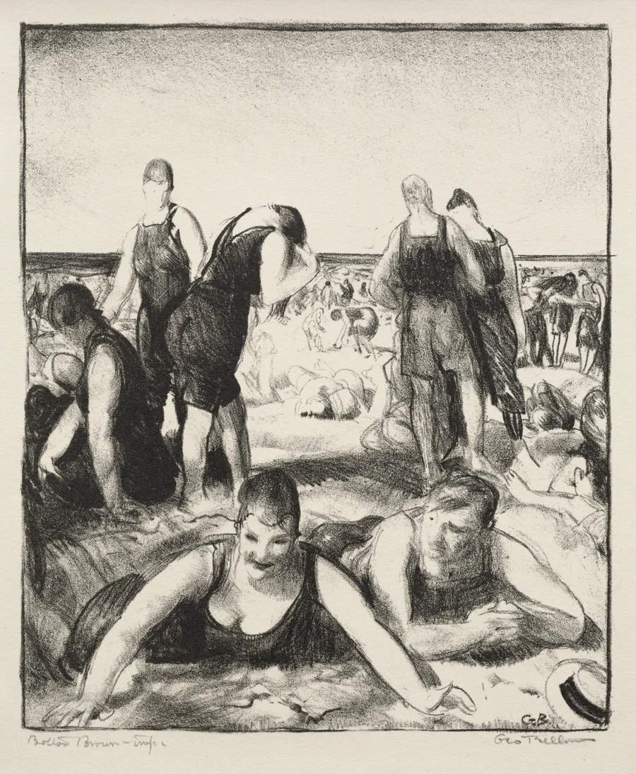 Bathing Beach by George Bellows