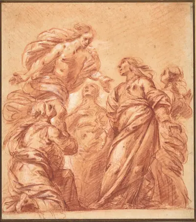 The Women at the Sepulchre with Christ of the Noli me Tangere